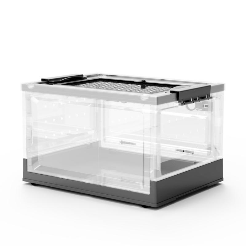 Large Lizards Habitat Box Featuring Ventilated Cover and Detachable Waste Tray For Home Use