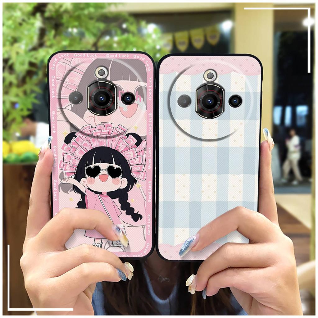 Anti-dust Cute Phone Case For ZTE Nubia Focus Pro 5G Soft Case Cartoon Back Cover Silicone Animals Waterproof Protective