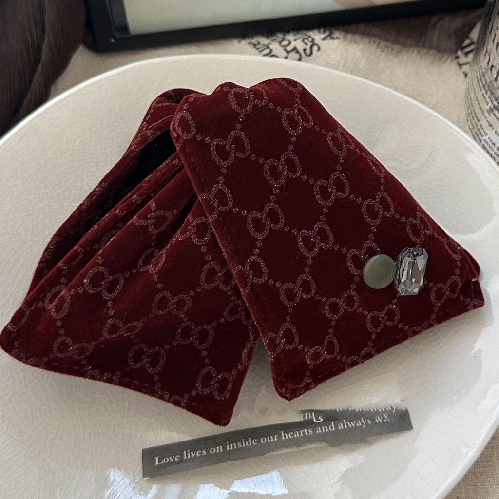 Satin Printed Triangle Hair Claw Clip - Versatile Fashion Headwear Accessory