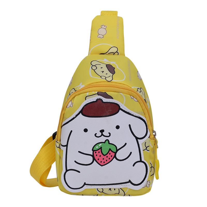 Cute Cartoon Children's Backpack: Trendy Casual Small Bag for Kindergarten Girls - Crossbody or Chest Style
