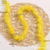 Thickened Turkey Feather Strips for Hat Brims, Skirt Hems, Crafts, and DIY Jewelry