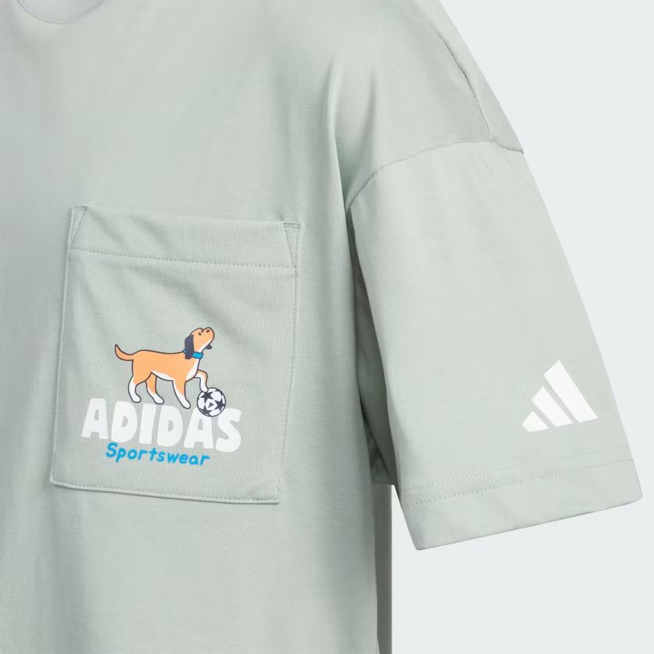 Kids' Adidas Kids T-Shirts Crew Neck Moderate