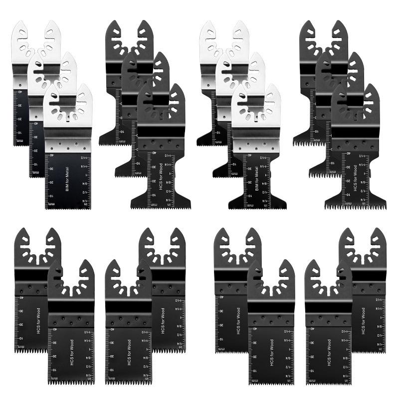 Universal 20-Piece Oscillating Saw Blade Set - Hot Selling