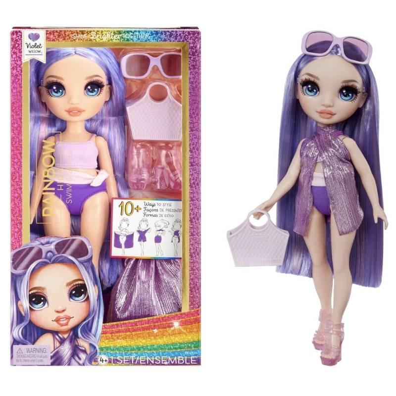 

Высокая радужная коллекционная кукла с шарнирами, силиконовыми глазами, игровая, для демонстрации светло-фиолетовый