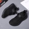 Non-slip woven mesh children's medium and large sports shoes foreign trade running shoes children's boys light flying sports breathable transportation