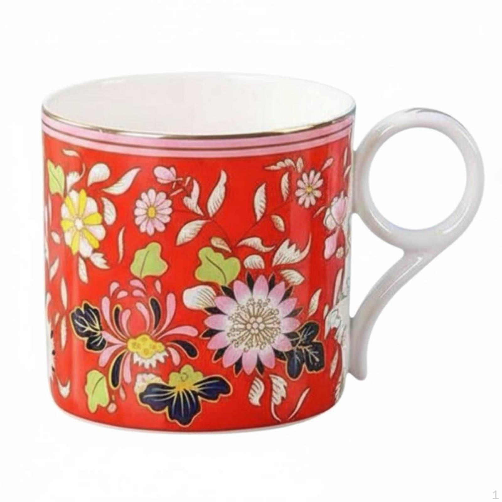 Bone China Mug Elegant Design Tea Cup Lightweight Decorative Coffee for Women,