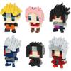 Kawada Nano Block Mini Nano Naruto Shippuden Box Set 6 Pieces Collectible Building Toys