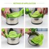 Universal Clip on Pan Pot Strainer Food Grade Silicone Anti Spill Pasta Pot Strainer Fruit Colander for Kitchen Practical Tools