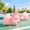 3Pcs Windproof Training Shuttlecock TPR Soft Ball Head Badminton Ball  Badminton Training
