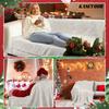 Ivory Dot Paisley Flannel Blanket Soft Fuzzy Plush Cozy Lightweight Throw for Sofa Bed Couch Home Decor