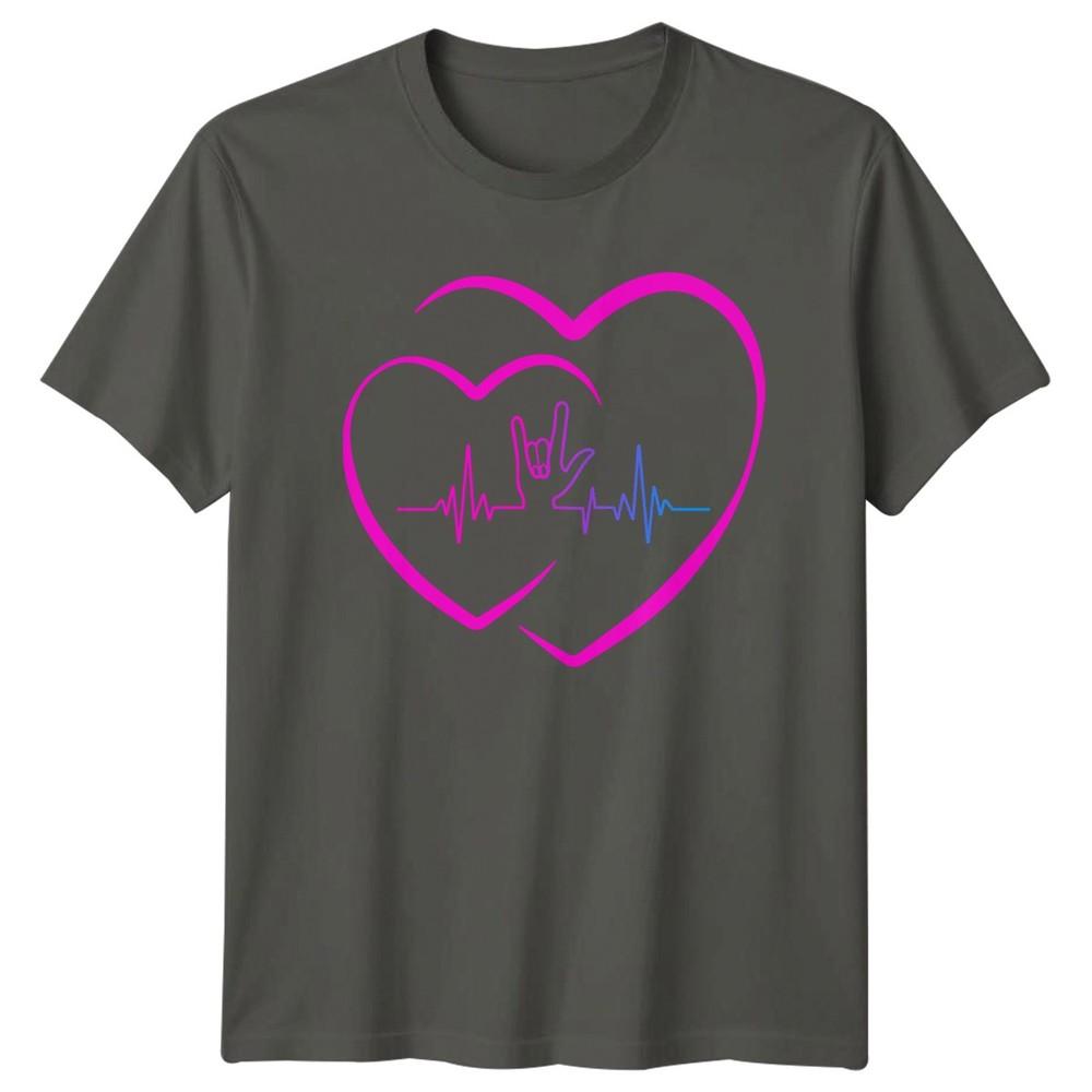 I Love You Unisexs TShirt Sign Language S