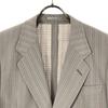 LANVIN stripe tailored jacket R46-44 gray Old Men's Used