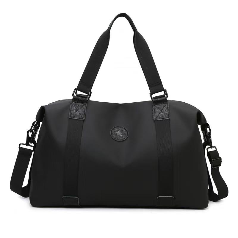 

Мужская брызгозащищенная дорожная и спортивная сумка - Портативная, большой вместимости, ткань Оксфорд чёрный