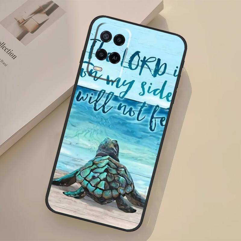 Sea Turtle Turquoise Oceanlife Case For Oppo A76 A96 A16 A17 A18 A60 A80 A40 A38 A58 A78 A98 A94 A74 A54 A15 A57 A77 A5 Pro