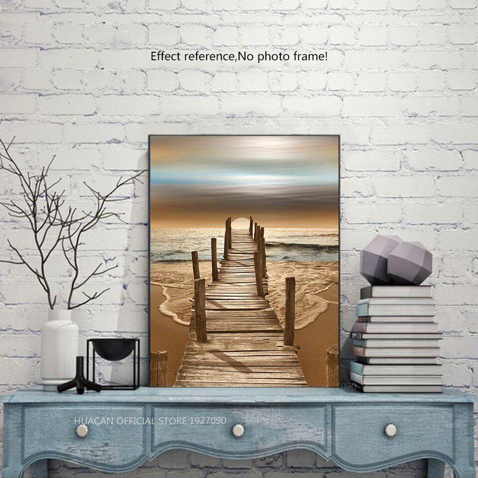 Diamond Embroidery Landscape DIY Kid Diamond Painting Full Round Seaside Picture