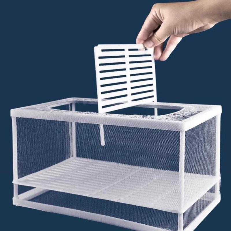 2PCS Aquariums Spawning Box Isolation Container For Fish Breeding Safe Separation Of Aggressive Species And Newborns Fry