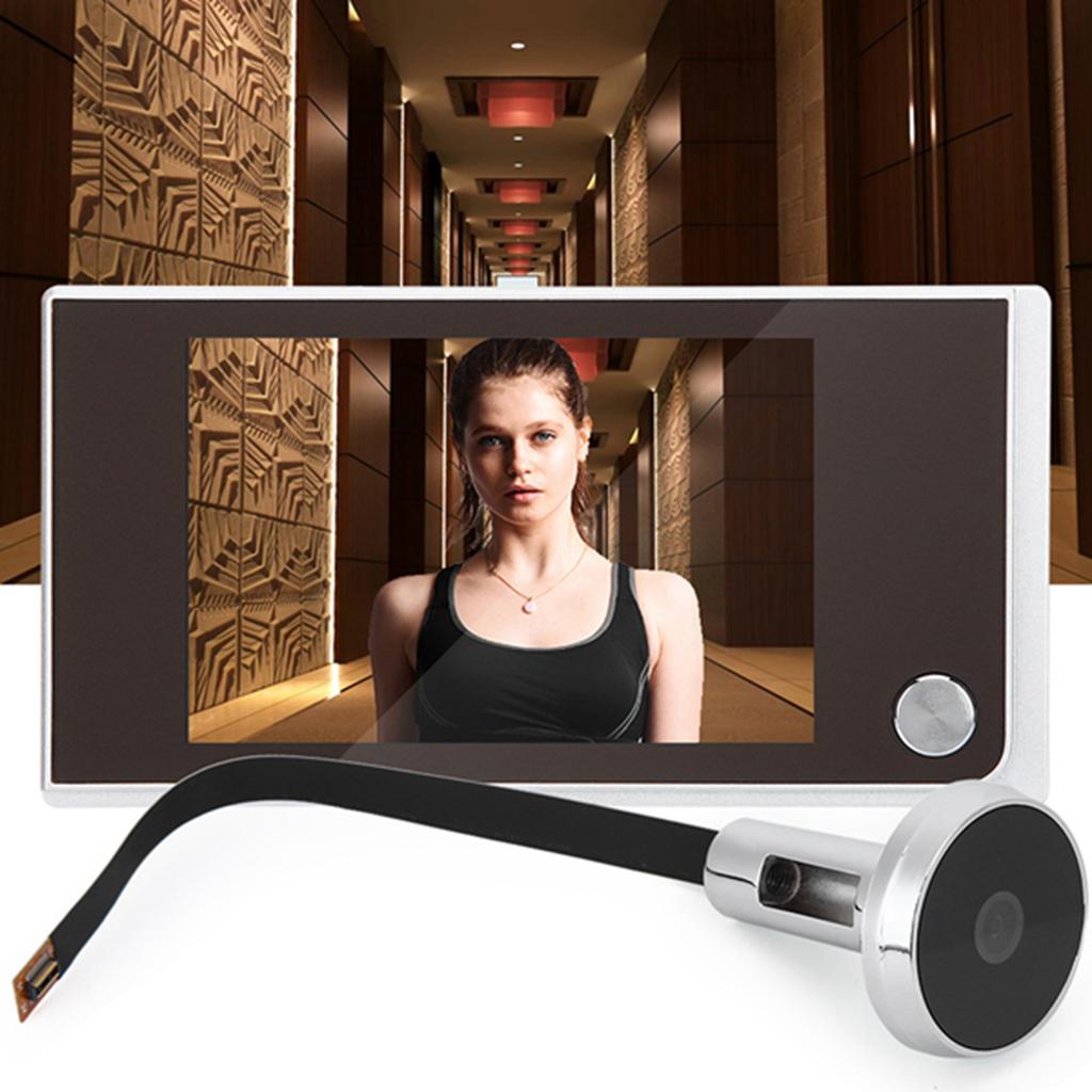 3.5" Digital LCD 120 Degree Peephole Viewer Photo Visual Electronic Cat Eye