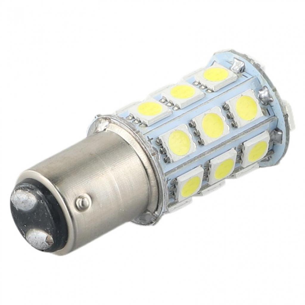 LED-Teile 1004 1076 1142 1 Stücke 27-SMD BA15D 6000K Weiß Innenbeleuchtung Glühbirnen