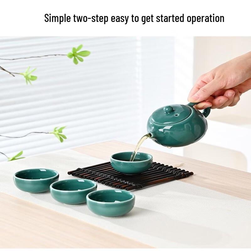 Shangqi Ceramic Xishi Teapot Gongfu Tea Set