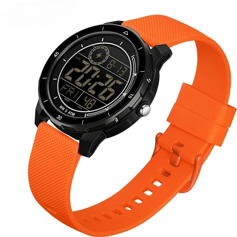Top Brand Luxury Men's Sports Electronic Watch Student Outdoor Multi functional LED Analog Digital Wristwatch Alarm Clock
