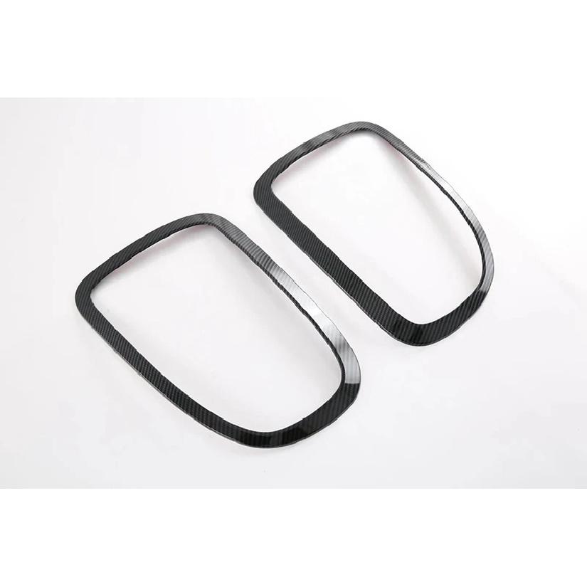 For Mini Countryman F60  -2025 Car Accessories Carbon Fiber Style Trim Tail Light Rear Back Frame Lamp Cover molding