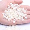 Colorful Flat-Bottomed Semi-Round ABS Imitation Pearls, 2-10mm, Mixed Sizes, 1000 Pieces for DIY Jewelry