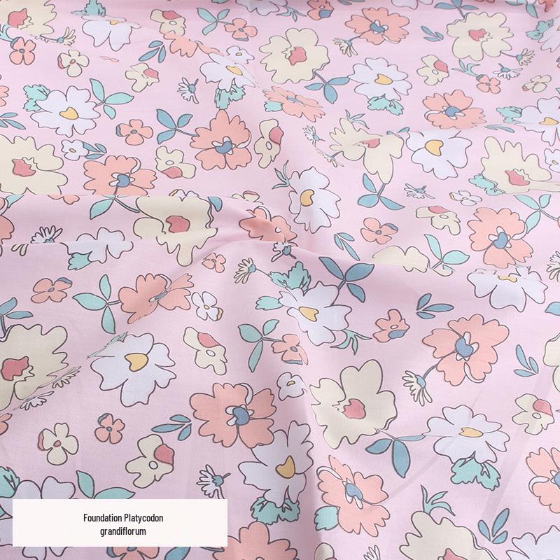 Strictly Selected Floral Print Cotton Twill Fabric for Baby Dress & Kids' Bedding