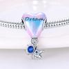 Romanticcopper Couple Colourful Heart Shapedballoon Charms Beads Fit 3Mmoriginal Bracelets Diy Jewelry Gifts