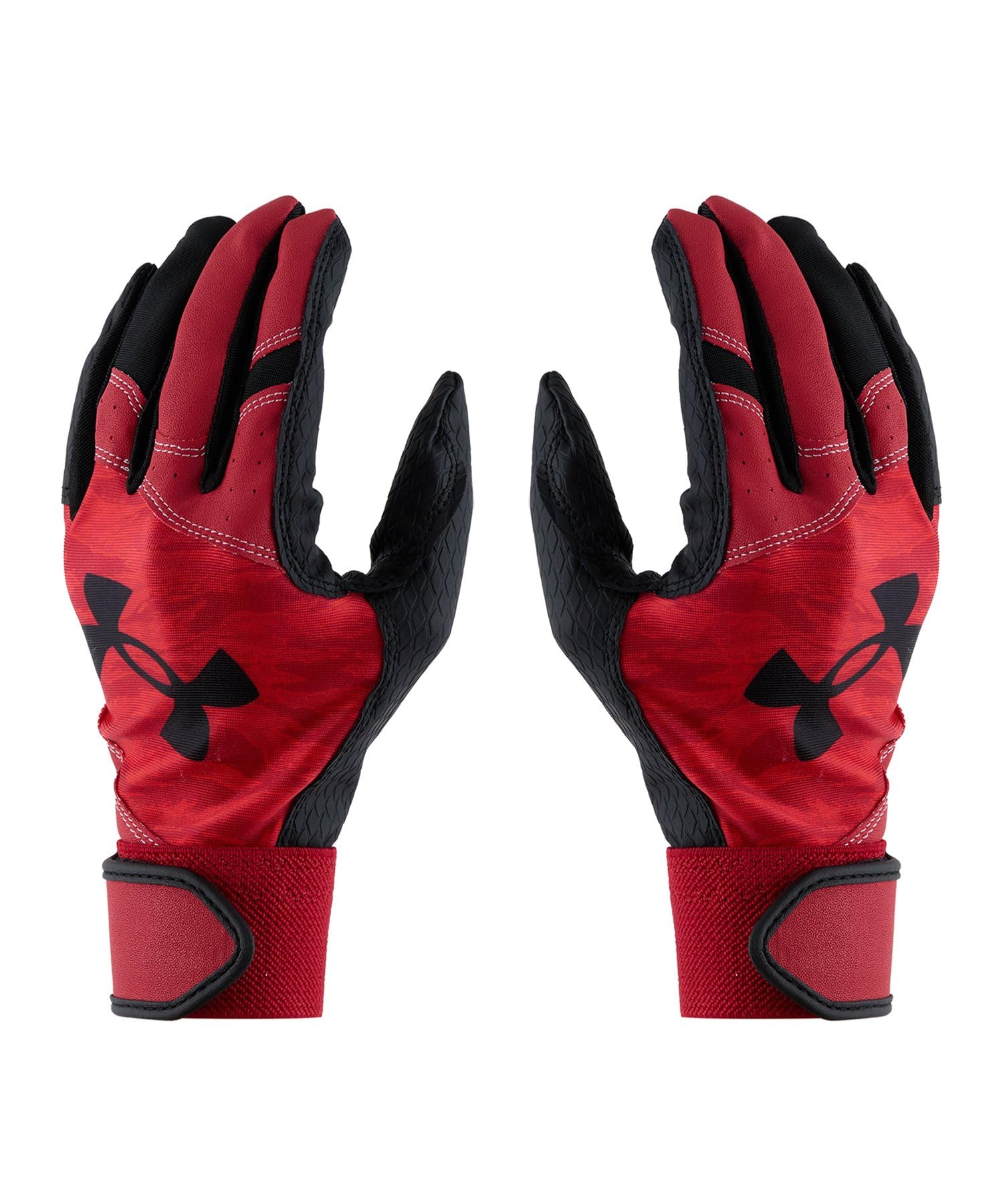 

UA Starter Batting Gloves Red Black YMD [Under Armour] / /