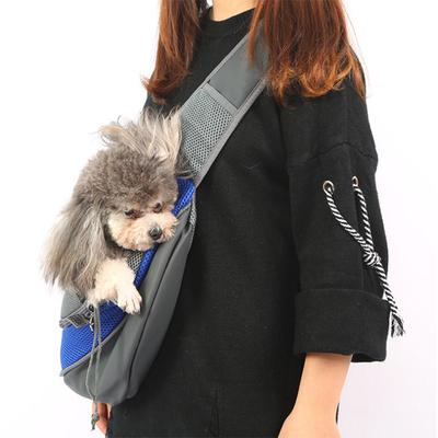 Pet Köpek Taşıyıcı S/L Açık Seyahat Köpek Omuz Çantası Örgü Oxford Tek Konfor Sling Çanta Tote Kese