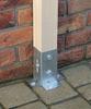 Galvanized Post Connection Base for Poles
