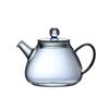 Conical Teapot Handle Kettle, Household Teaware, Thickening High Borosilicate Glass Teapot with Filter, Heat-resisting Punch Ket