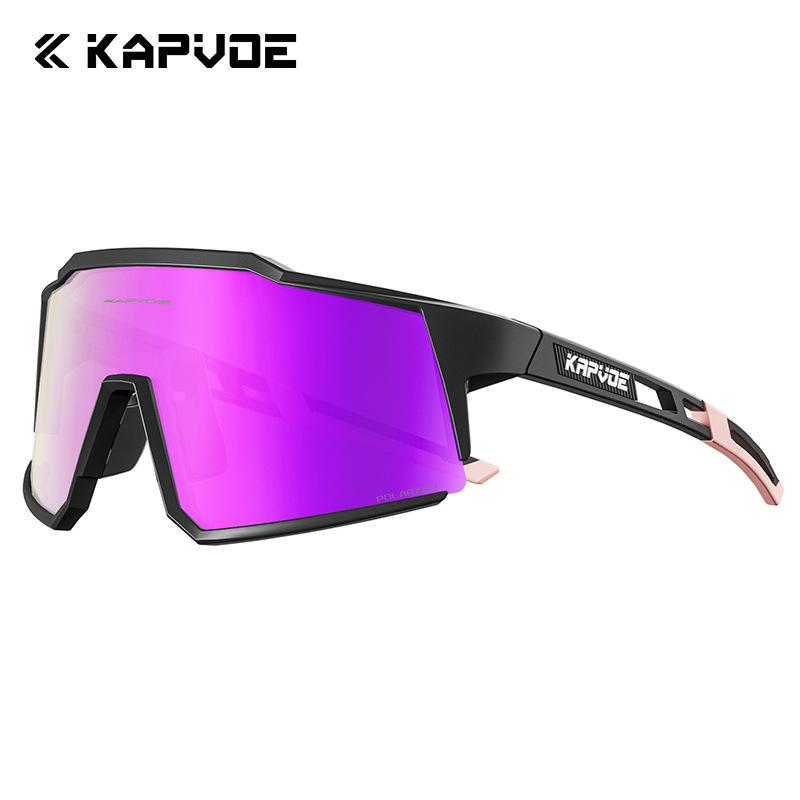 KAPVOE Windproof Polarized Cycling Glasses for Mountain Biking, Motorcycling, and Outdoor Sports