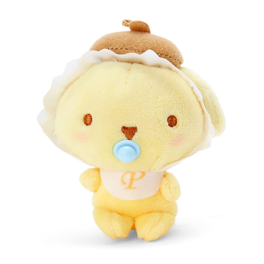 Sanrio Pompompurin Cradle Mascot 744972 White/Yellow