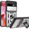 Military Armor Case For Google Pixel 9A Cover For Pixel 9 Pro XL Cover With Ring Stand Holder Coque Fundas