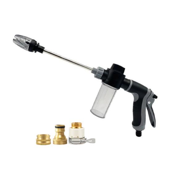 

Мойка высокого давления для садового шланга Инструменты для мойки автомобилей водой под высоким давлением с вращающейся на 360 градусов ручкой 3 режима распыления Эффективное чистящее оборудование A