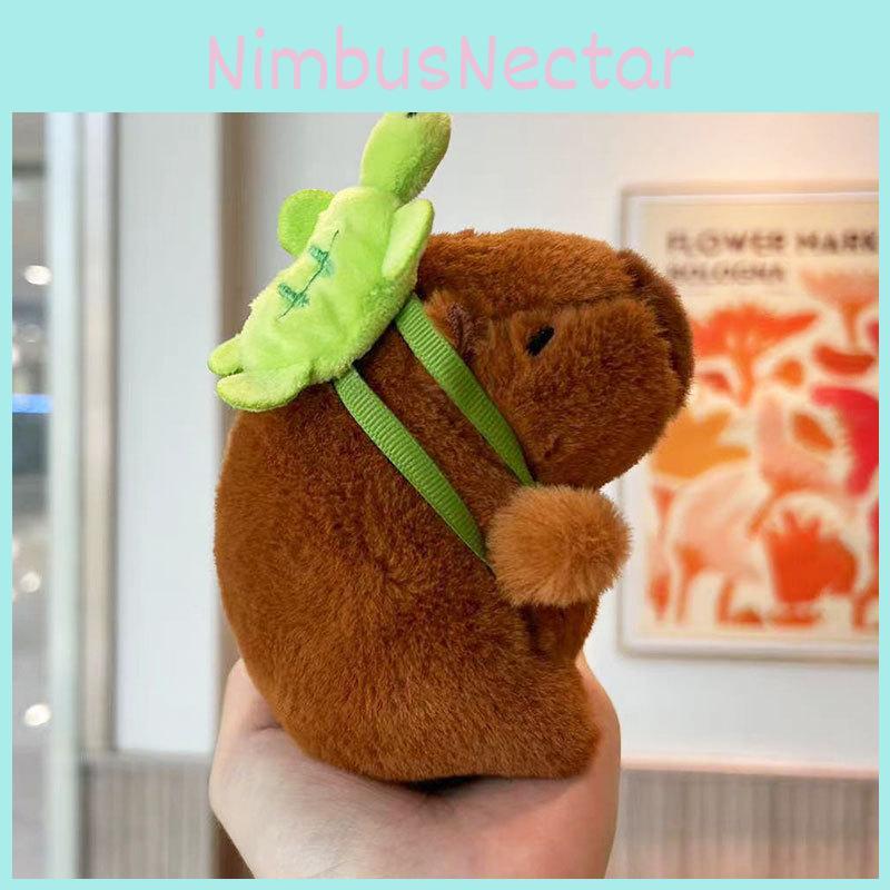 Adorable Plush Capybara Keychain Cute Cartoon Style Keyring For All Occasions