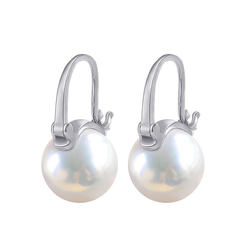 Серьги из пресноводного жемчуга Heidi, серебро S925 11-12mm S925 Silver