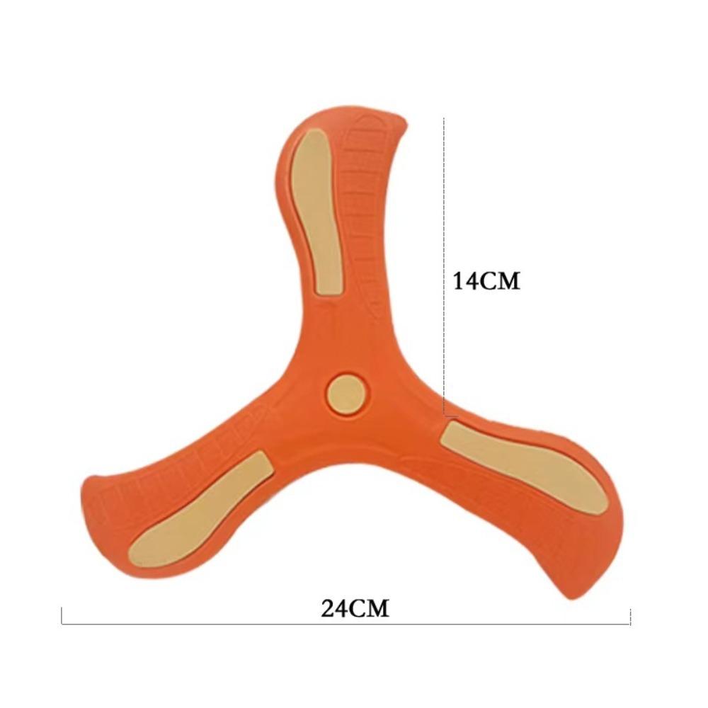 Children Boomerang Soft Three-leaf Cross Outdoor Toy Flying Disc Adult-kids Interactive Sports Toy for Puzzle Decompression Gift