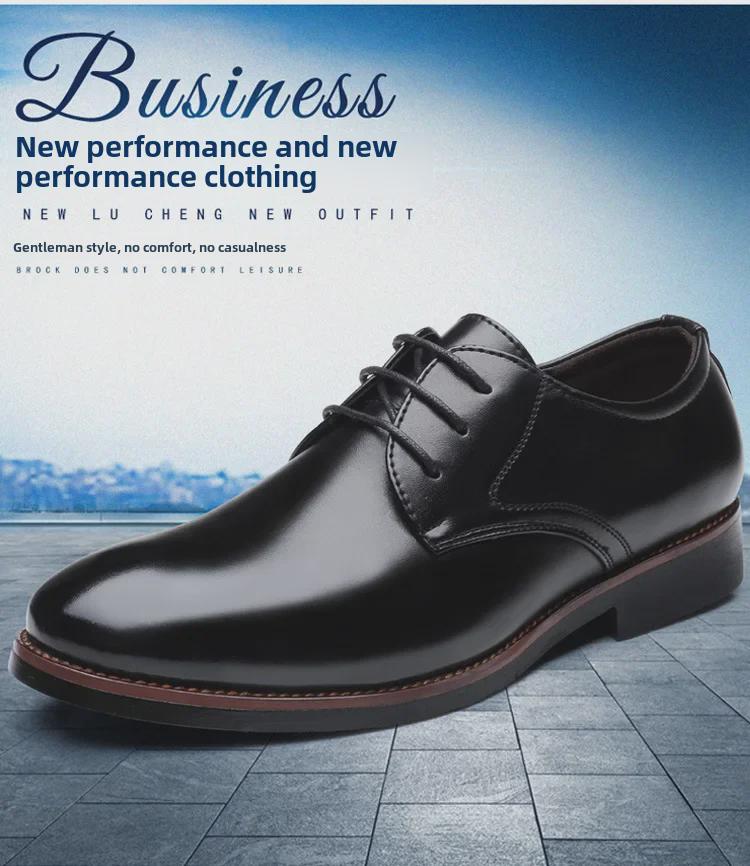 Men's Extra Large Leather Lace-Up Shoes, Sizes 45-48, Casual/Business Formal, Ready for Delivery.