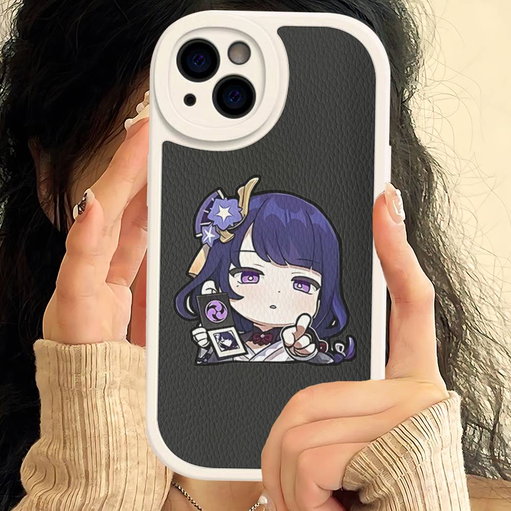 

Anime Genshin Impact Phone Case For IPhone 16 15 14 13 12 11 Pro Max Plus Leather Cover 12 pro max