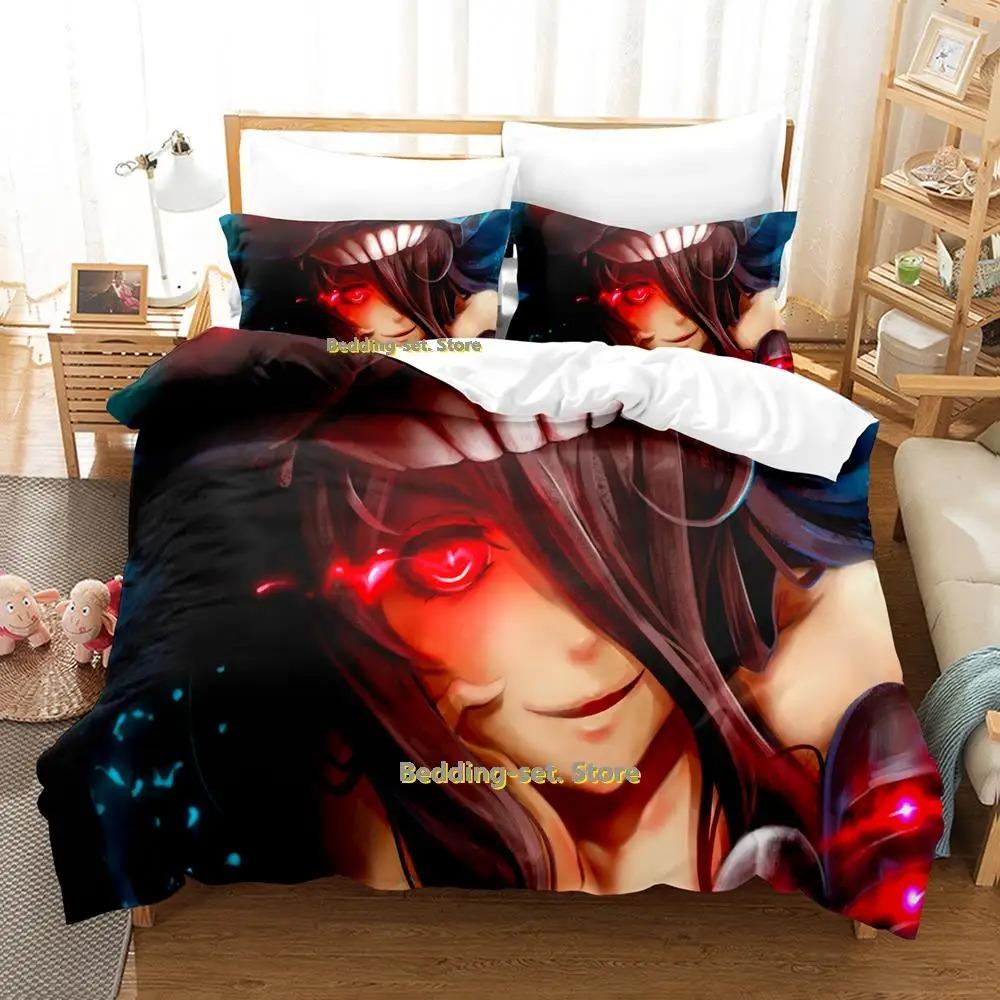 Nytt Kantai Collection Sängklädesset Tecknad Anime tredelat set Vuxen Barn Sovrum Påslakanset 3D Kawaii Flicka enkelsängsset