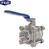 FGO 304 Stainless Steel 3-Piece Ball Valve Q11F-25P