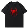 Loose And Comfortable Short Sleeves Unisex Unisex Oversized Clothes Summer New Cotton Unisexs Tshirts Spider Pattern Printed Tees