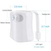 Smart PIR Motion Sensor Toilet Seat Night Light 8 Colors Waterproof Backlight For Toilet Bowl LED Luminaria Lamp WC Toilet Light