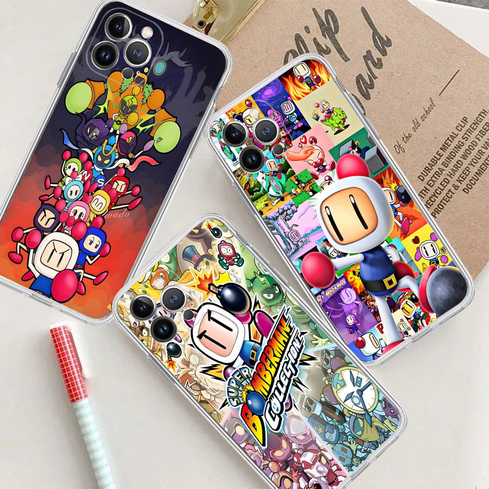 Super Bomberman Case for iphone 17 16 15 pro max 11 12 13 14 Pro Plus Phone Cover