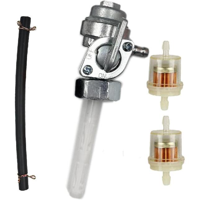 Fuel Shutoff Valve Petcock Compatible with Generac GP5000 GP5500 GP6000E GP6500 GP6500E with Fuel Filter