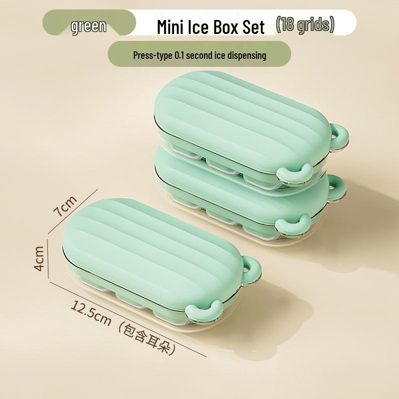 Cartoon Ice Cube Tray Mold for Baby Food with Lid - Food Grade Freezer Compartment for Homemade Frozen Treats