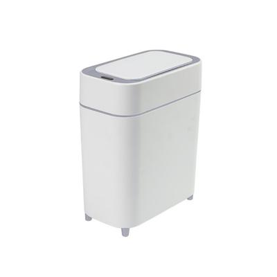 High Capacity Step Lid Trash Bin Anti Tip Design Secure Auto Open For Household Kitchen Bathroom