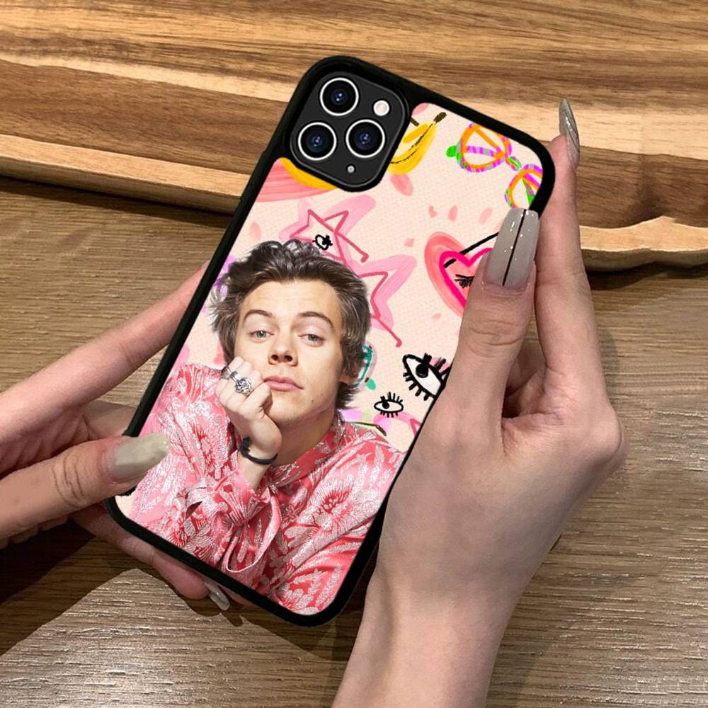 Famous H-Harris Singer S-Styles Phone Case For Iphone 11 12 13 14 15 Pro Max 17 16 Plus Hard PC+TPU Back Cover
